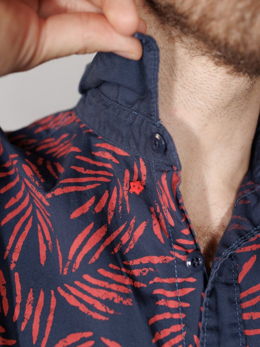 Arizona Jean with Custom Collar Button